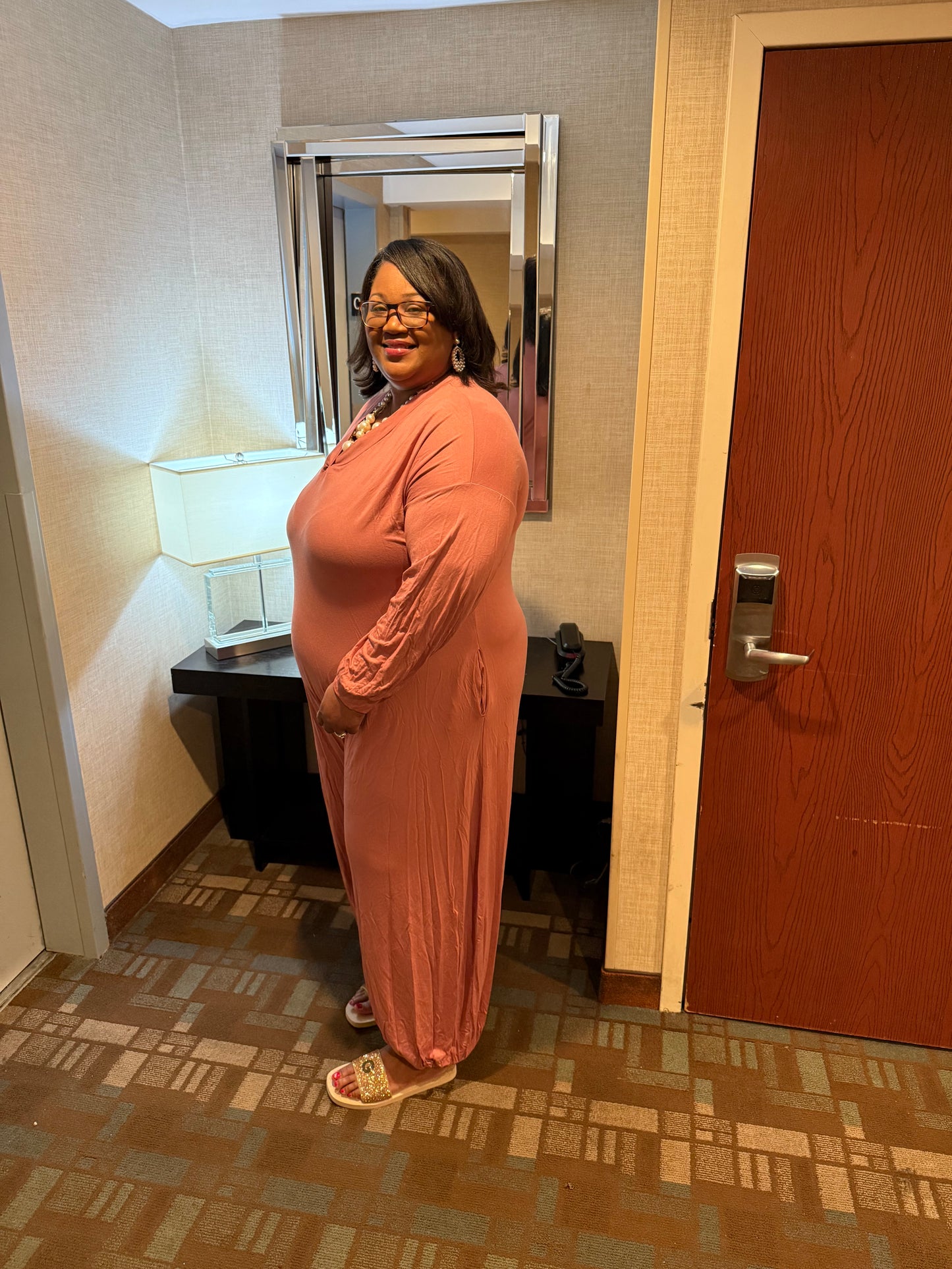 Prissy Pink Jumpsuit